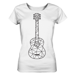 Bild in Slideshow öffnen, T-Shirt - Vektor Guitar - Ladies Organic Shirt
