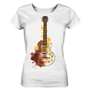 Bild in Slideshow öffnen, T-Shirt - Versenkte Gitarre - Ladies Organic Shirt
