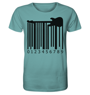 Bild in Slideshow öffnen, T-Shirt - E-Guitar Barcode - Gentlemen - Organic Shirt
