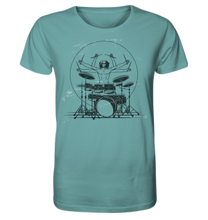 Bild in Slideshow öffnen, T-Shirt - Leonardo&#39;s Drummer - Gentlemen - Organic Shirt
