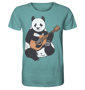 Bild in Slideshow öffnen, T-Shirt - Pangalo, der Panda - Gentlemen Organic Shirt
